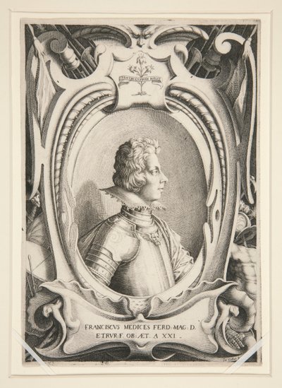 Portræt af Francois de Medicis af Jacques Callot