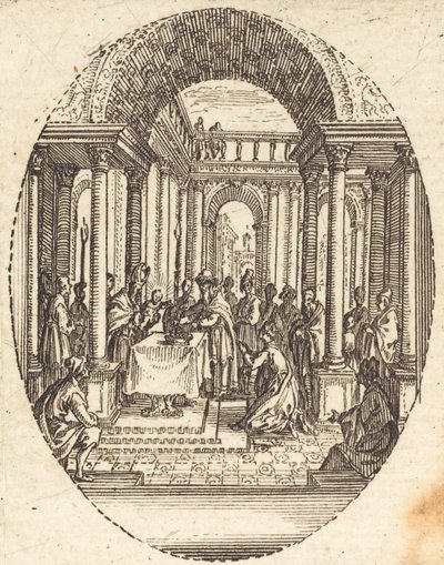 Præsentation i templet, ca. 1631. af Jacques Callot