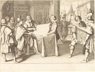 Restaurering af Duomo, Firenze, ca. 1614. af Jacques Callot