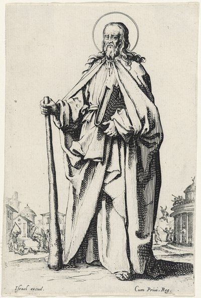Sankt Jakob den Mindre fra Les Grands Apôtres (De store apostle), 1631 af Jacques Callot