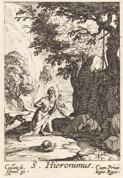 Sankt Jerome af Jacques Callot