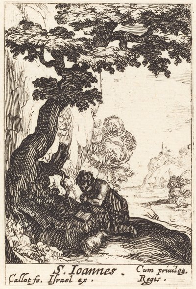Sankt Johannes Døberen af Jacques Callot