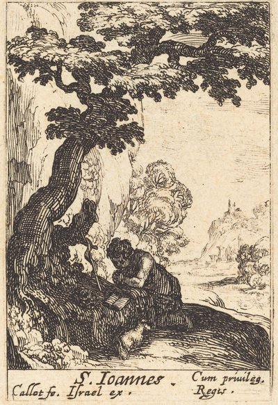 Sankt Johannes Døberen af Jacques Callot