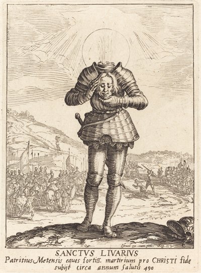 Saint Livier af Jacques Callot