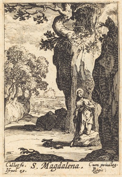 Sankt Maria Magdalena af Jacques Callot