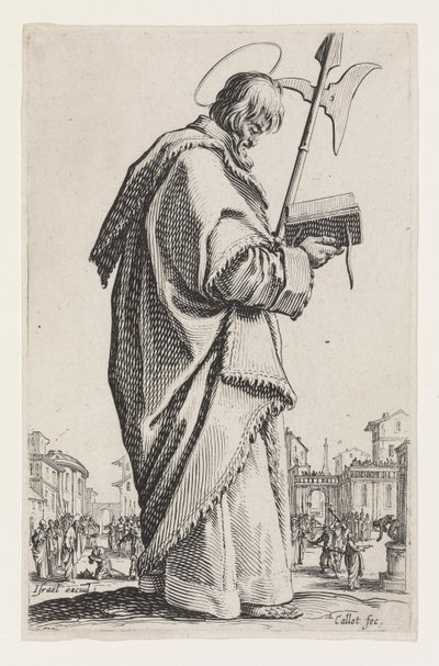 Sankt Matthias fra De store apostle, 1631 af Jacques Callot