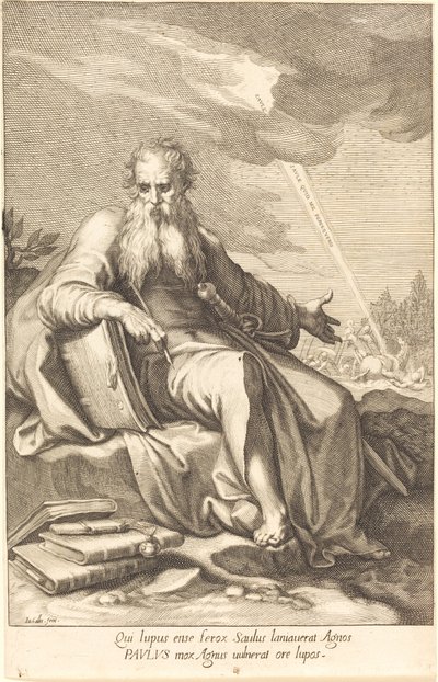 Saint Paul, siddende af Jacques Callot