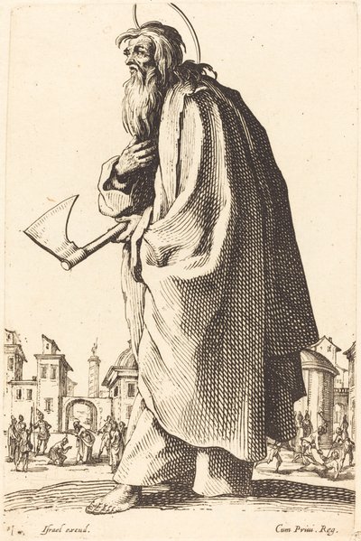 Sankt Thaddeus, udgivet 1631. af Jacques Callot