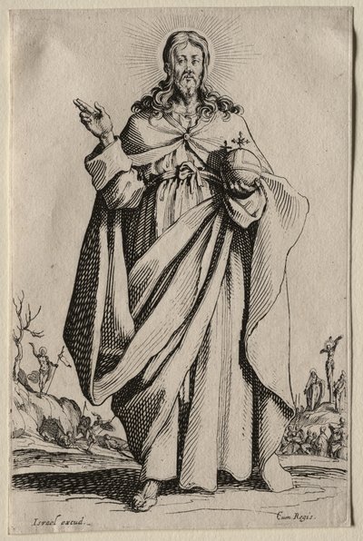 Ikoner af den hellige jomfru Maria af Frelseren / Les Grands Apôtres (De store apostle): Frelseren af Jacques Callot