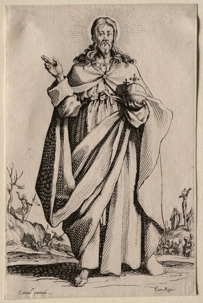 Ikoner af den hellige jomfru Maria af Frelseren / Les Grands Apôtres (De store apostle): Frelseren af Jacques Callot