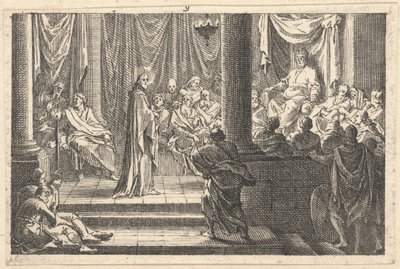 Scene from the Passion (etching) af Jacques Callot