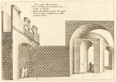 Anden del af Via Dolorosa af Jacques Callot