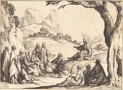 Bjergprædiken af Jacques Callot