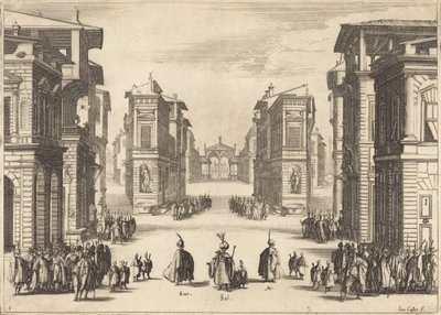 Suleiman, Akt I, 1620. af Jacques Callot