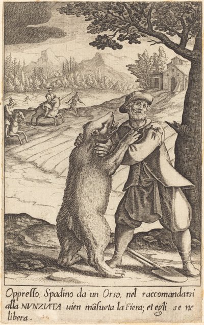 Spadino, 1619. af Jacques Callot