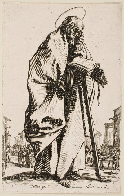 Sankt Simon, fra serien »De store apostle« af Jacques Callot
