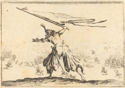 Fanebærer af Jacques Callot