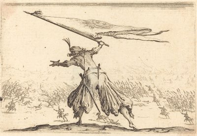 Fanebærer af Jacques Callot