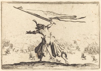 Fanebærer af Jacques Callot