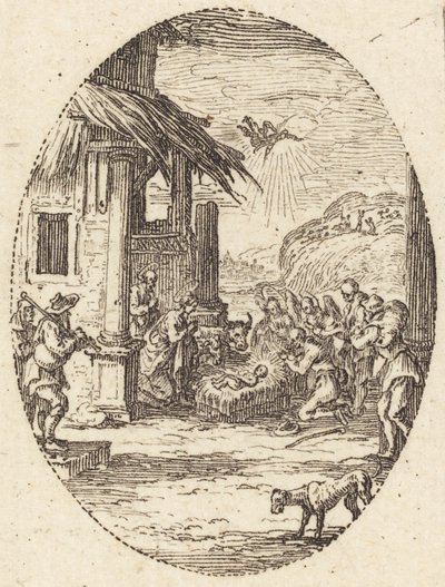Hyrdernes tilbedelse af Jacques Callot