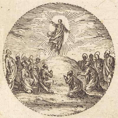 Himmelfarten, ca. 1631. af Jacques Callot