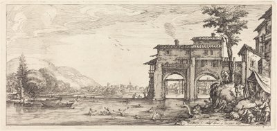 De badende af Jacques Callot