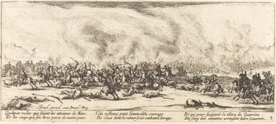 Slaget, ca. 1633. af Jacques Callot