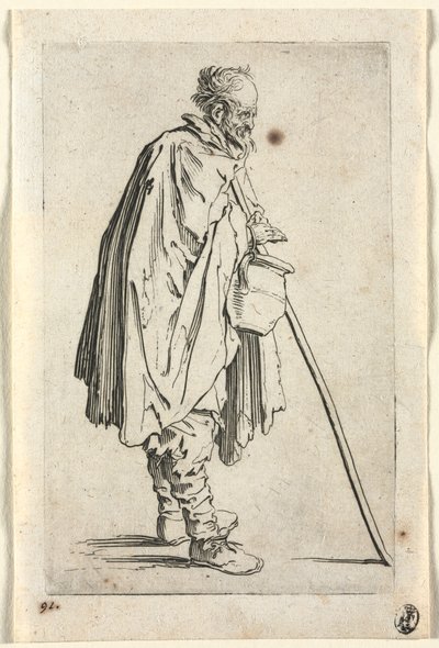 Tiggerne: Tigger med gryde, ca. 1623. af Jacques Callot