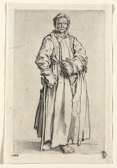 Tiggerne: Enøjet kvinde af Jacques Callot