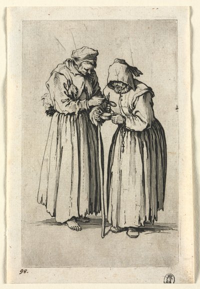 Tiggerne: To tiggerkvinder af Jacques Callot