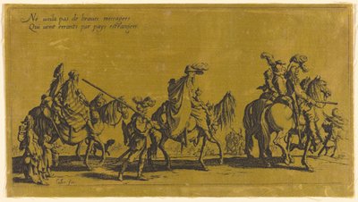 Die Bohemiens marschieren: Die Vorhut af Jacques Callot