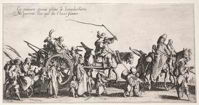Bøhmerne, ca. 1621-1625. af Jacques Callot