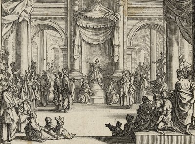 Jesusdrengen blandt lægerne, 1635 af Jacques Callot