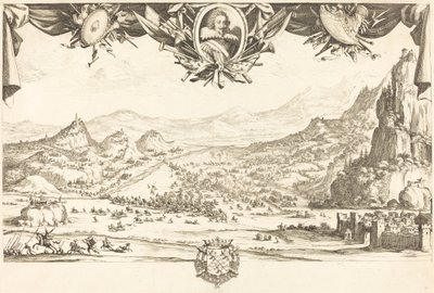 Kampen om Avigliana, i eller efter 1631. af Jacques Callot