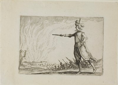 Kommandanten til fods, fra Caprices af Jacques Callot