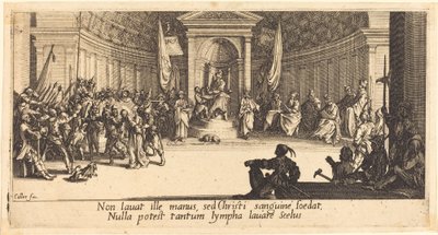 Dødsdommen, ca. 1618. af Jacques Callot