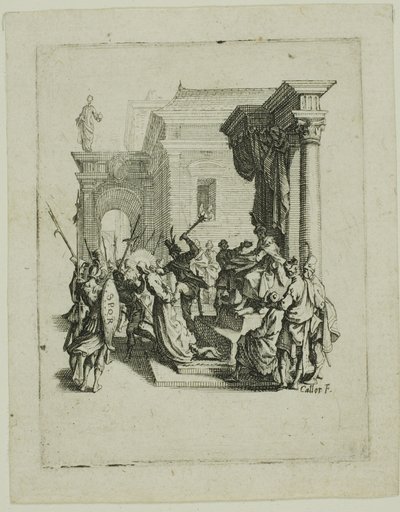 Dommen til døden, fra Den lille lidenskab af Jacques Callot