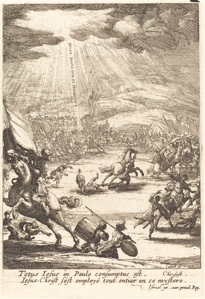 Sankt Pauls omvendelse af Jacques Callot