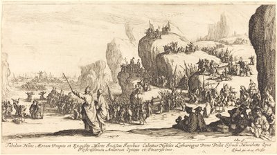 Krydset af Det Røde Hav af Jacques Callot
