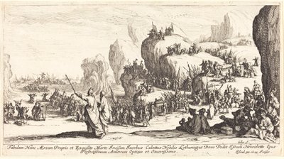 Krydset af Det Røde Hav af Jacques Callot