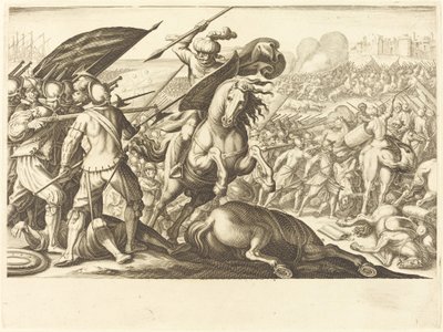 Nederlaget for det tyrkiske kavaleri af Jacques Callot