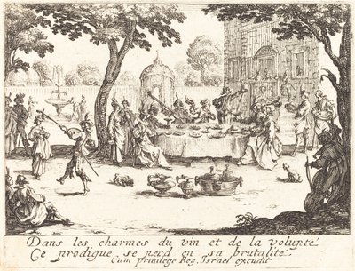 Dissipationen, 1635. af Jacques Callot