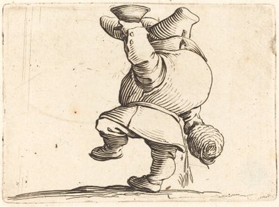 Drikkeren, set bagfra af Jacques Callot