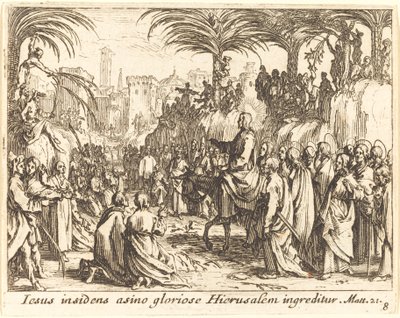 Indtoget i Jerusalem af Jacques Callot