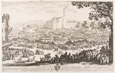 Markedet i L’Impruneta af Jacques Callot