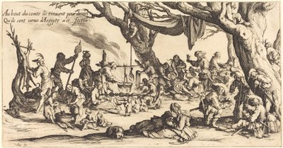 Bøhmernes fest af Jacques Callot