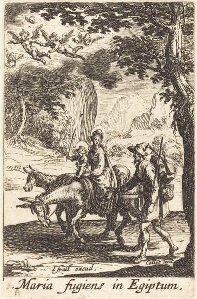 Flugten til Egypten af Jacques Callot