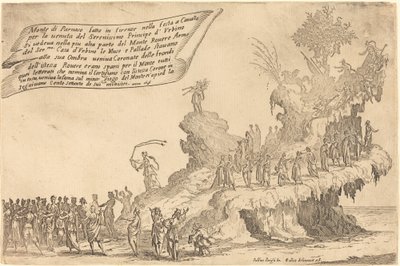 Floden af Mount Parnassus af Jacques Callot