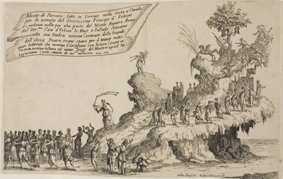 The Float of Mount Parnassus, fra The War of Beauty af Jacques Callot