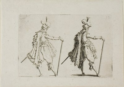 The Gentleman with a Large Cane, fra The Caprices af Jacques Callot